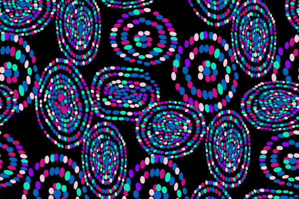 炫彩迷幻图案服装印花面料 打造时尚视觉盛宴