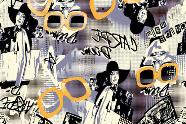 潮酷街头风格服装印花：金昌印花花型设计