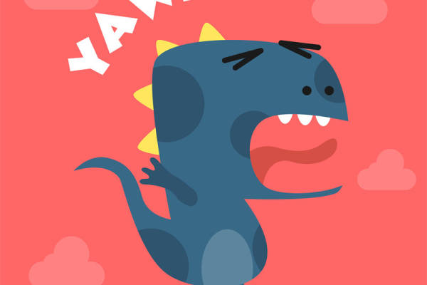 创意恐龙裁片印花服装，趣味卡通风格，适合儿童和年轻人