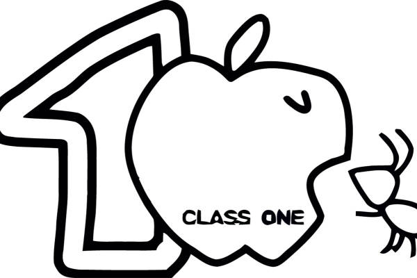 创意苹果裁片印花服装印花设计，适合校园风格