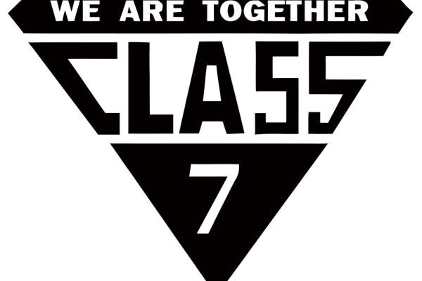 创意班级裁片印花服装，团结的班级7号图案设计