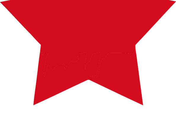 庆祝胜利的红色星星裁片印花服装