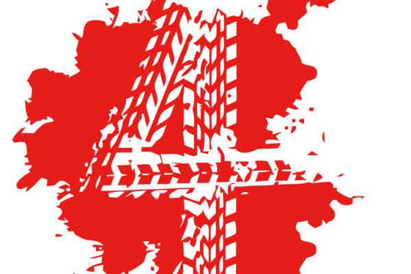 现代抽象风格红色世界地图裁片印花服装