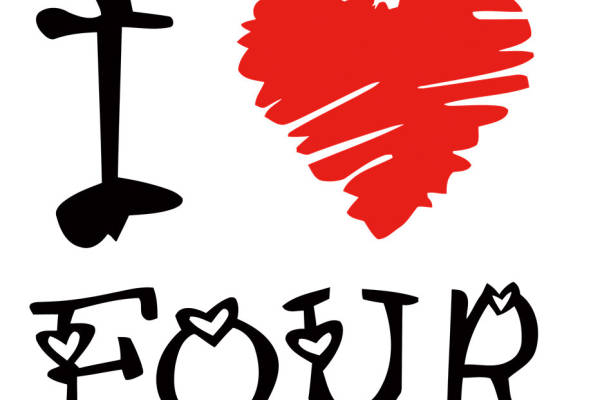 创意四叶草裁片印花服装，时尚个性服装印花设计