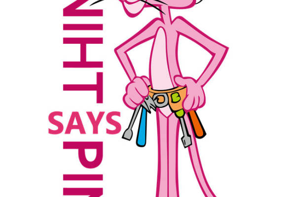 时尚潮流粉色老鼠裁片印花服装印花设计