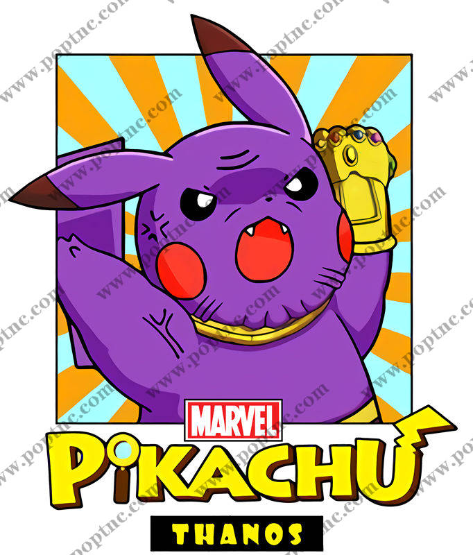 创意裁片印花服装:皮卡丘版灭霸手套时尚潮流