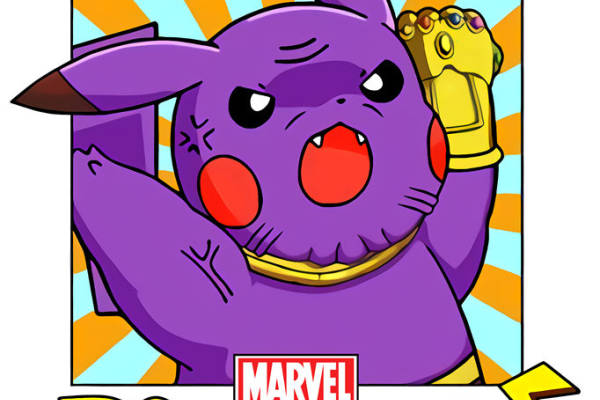 创意裁片印花服装:皮卡丘版灭霸手套时尚潮流