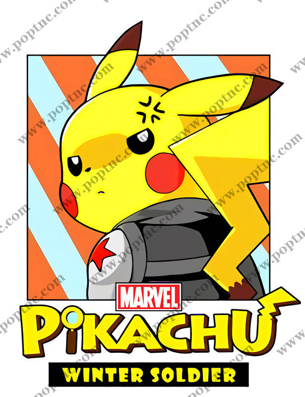 创意皮卡丘裁片印花服装,展现个性时尚风格