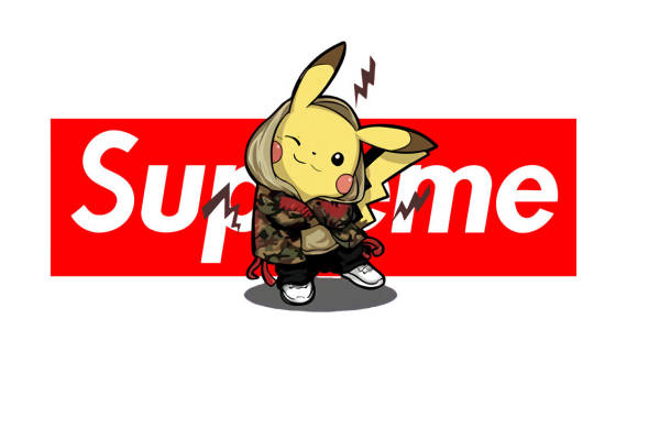 时尚潮流皮卡丘裁片印花服装印花设计