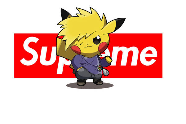 时尚皮卡丘裁片印花服装印花设计