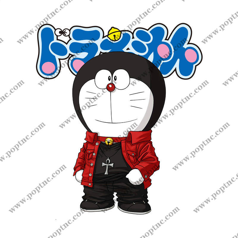 时尚潮流卡通人物裁片印花服装印花设计