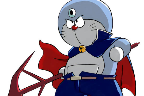 创意卡通猫武士裁片印花服装印花设计