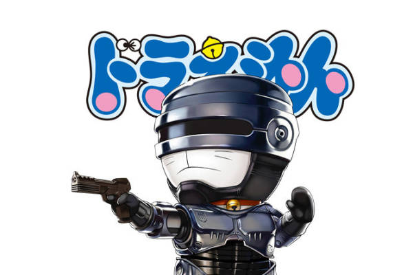 时尚潮流卡通机器人裁片印花服装印花设计