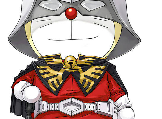 创意卡通裁片印花服装:哆啦A梦超级英雄风格服装印花