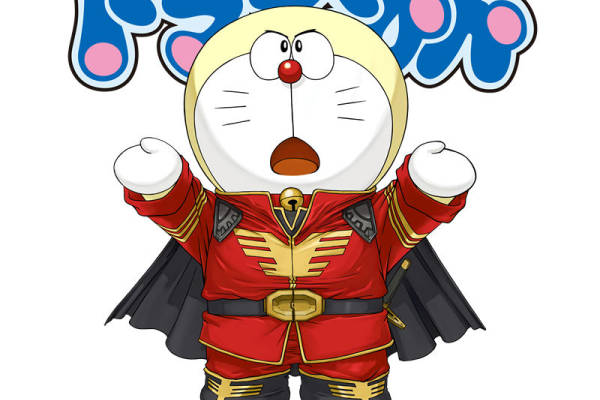 哆啦A梦英雄主题裁片印花服装印花设计