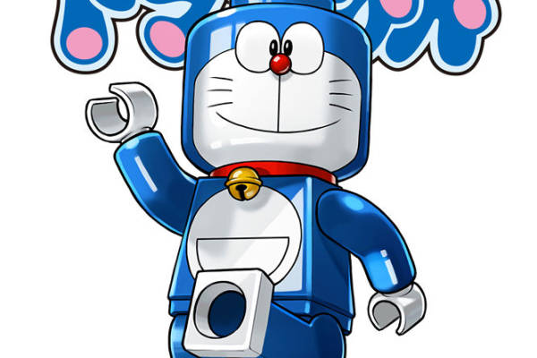 经典卡通形象裁片印花服装:哆啦A梦主题服装印花设计