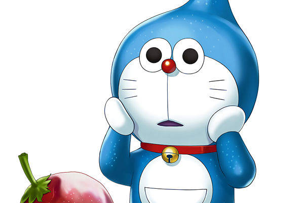 创意卡通裁片印花服装：哆啦A梦与水果元素的完美结合