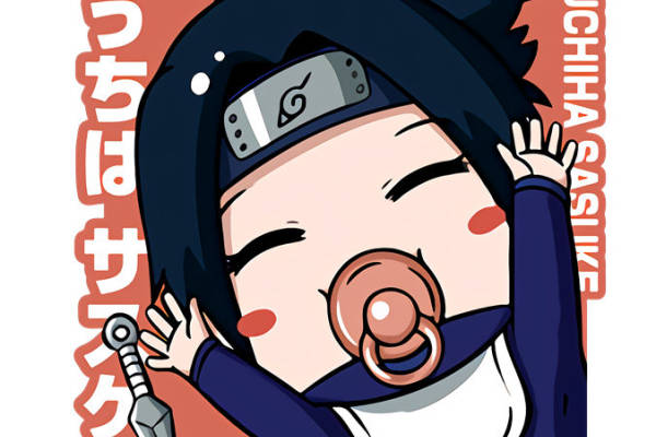 火影忍者主题可爱裁片印花服装，展现独特动漫风格