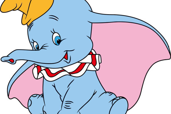 可爱卡通小象裁片印花服装印花设计