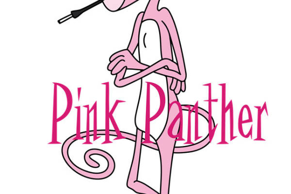 时尚粉色豹纹裁片印花服装印花设计