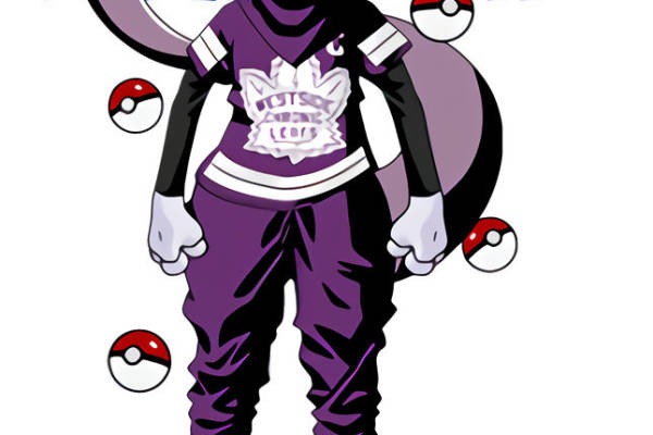 时尚潮流紫色裁片印花服装印花设计