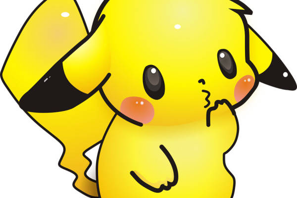 可爱皮卡丘裁片印花服装印花设计