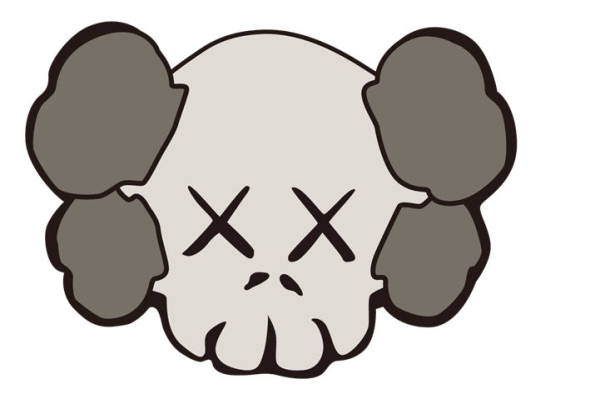 可爱卡通狗头裁片印花服装印花设计