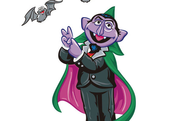 趣味万圣节主题裁片印花服装印花设计