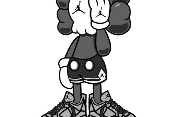 时尚卡通裁片印花服装:潮流街头风格服装印花设计