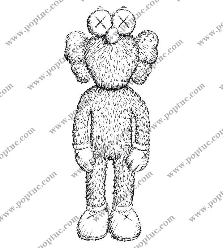 时尚卡通风格裁片印花服装印花设计