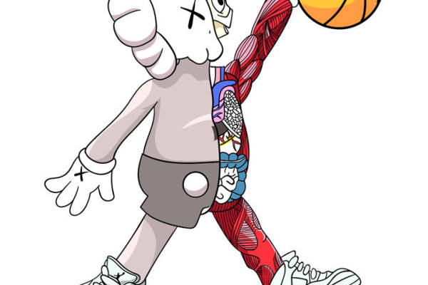 创意篮球主题裁片印花服装印花设计，运动风格潮流服装