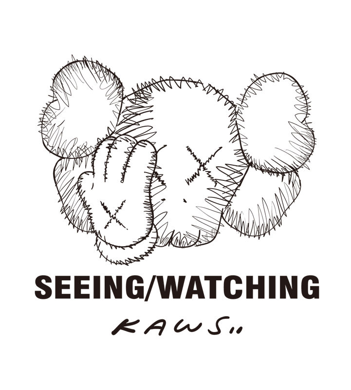 时尚街头风格服装裁片印花设计：'Seeing/Watching'