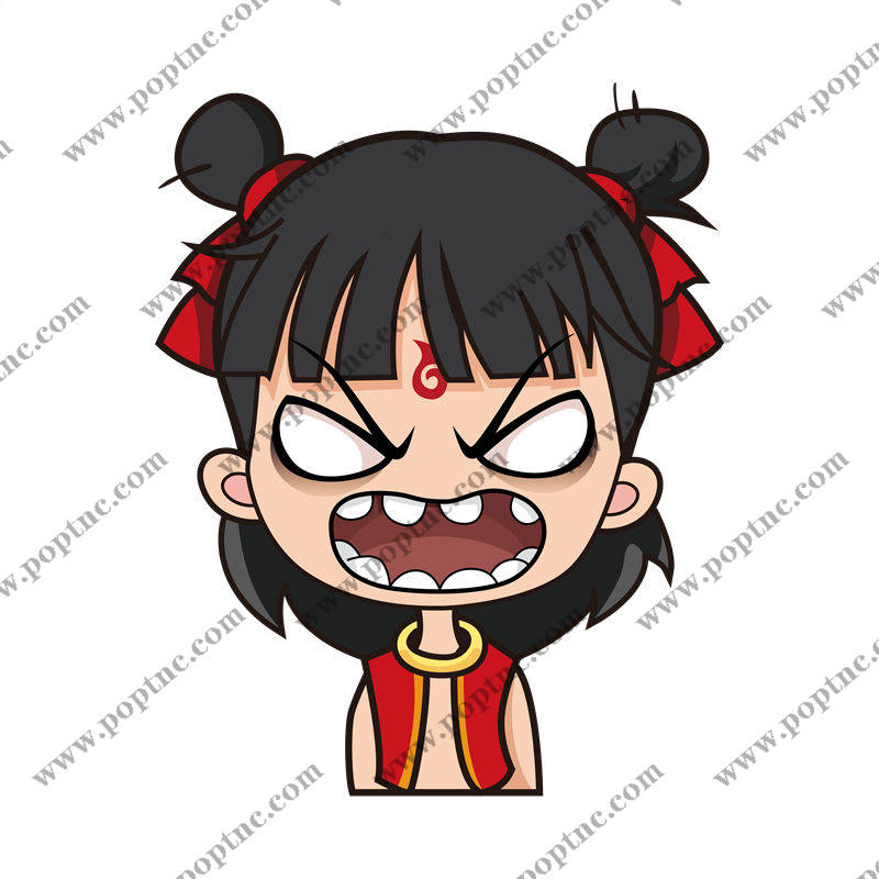 创意卡通动漫角色裁片印花服装印花设计