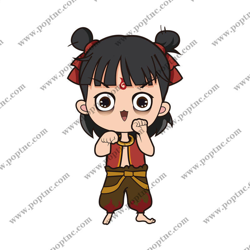 可爱卡通哪吒裁片印花服装印花设计