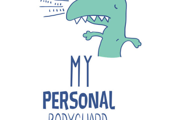 趣味恐龙裁片印花服装:我的私人保镖时尚设计