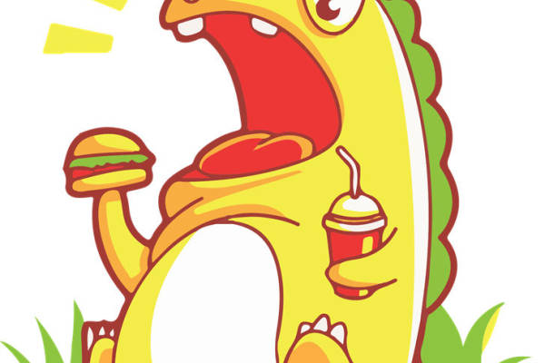 趣味恐龙裁片印花服装，打造独特个性时尚