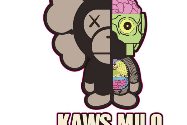 创意裁片印花服装:KAWS MILO与OriginalFake*A BATHING APE联名设计