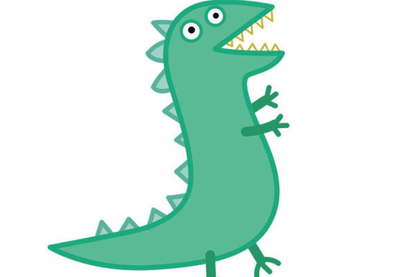 可爱卡通恐龙裁片印花服装印花设计