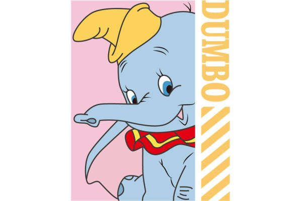 经典卡通角色小飞象裁片印花服装印花设计