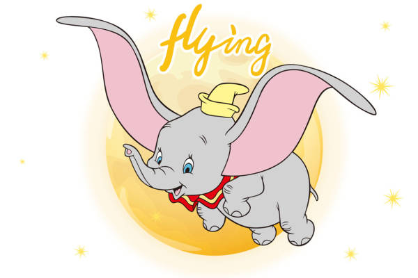 可爱卡通小象裁片印花服装,适合儿童的趣味服装印花设计