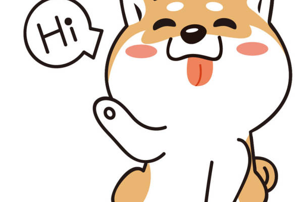 可爱卡通柴犬裁片印花服装,时尚休闲服装印花设计