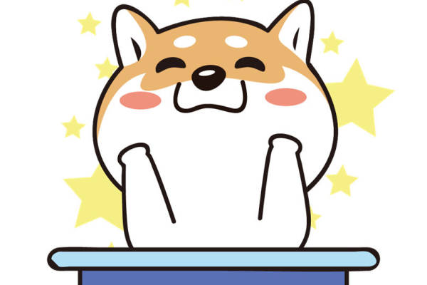 可爱卡通柴犬裁片印花服装，趣味时尚的宠物图案服装印花