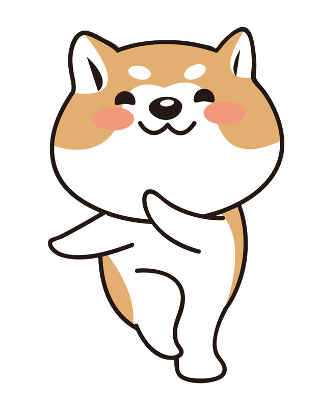 可爱柴犬裁片印花服装，萌趣卡通风格服装印花设计