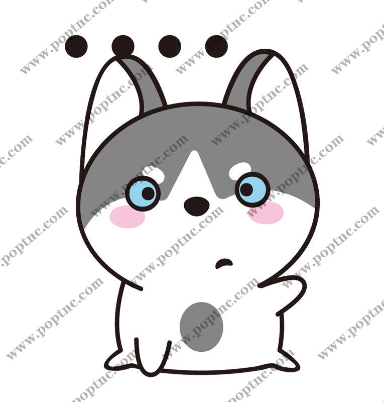 可爱哈士奇裁片印花服装,打造独特个性风格