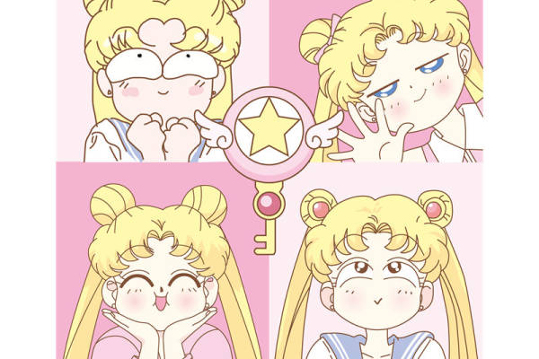 可爱卡通动漫裁片印花服装印花设计