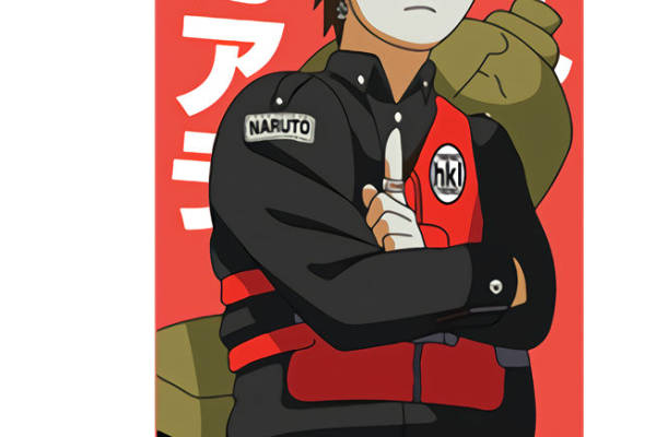 火影忍者主题裁片印花服装印花设计