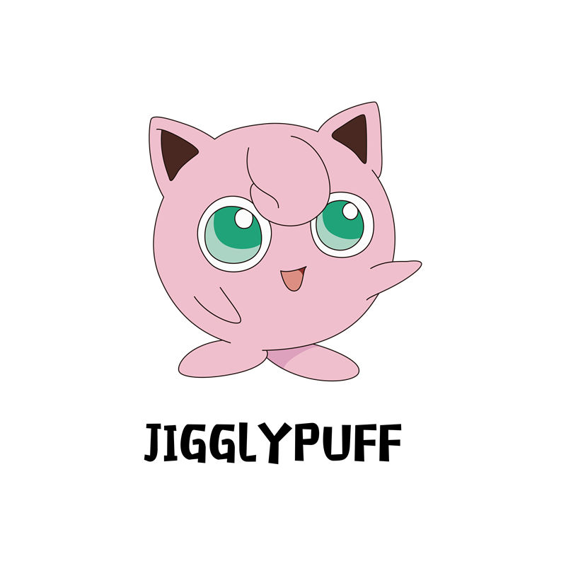 可爱卡通猫裁片印花服装印花设计