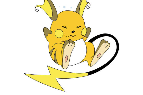 可爱卡通皮卡丘裁片印花服装印花设计