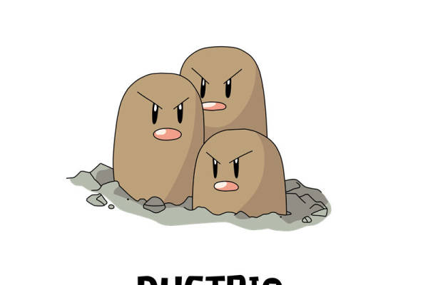 趣味卡通地鼠裁片印花服装印花设计