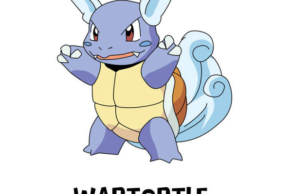 时尚卡通裁片印花服装：WARTORTLE主题个性设计